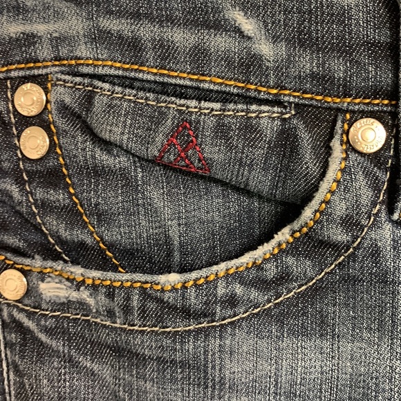 Plastic By Gly Flare Jeans made in USA size 26 - Picture 6 of 11